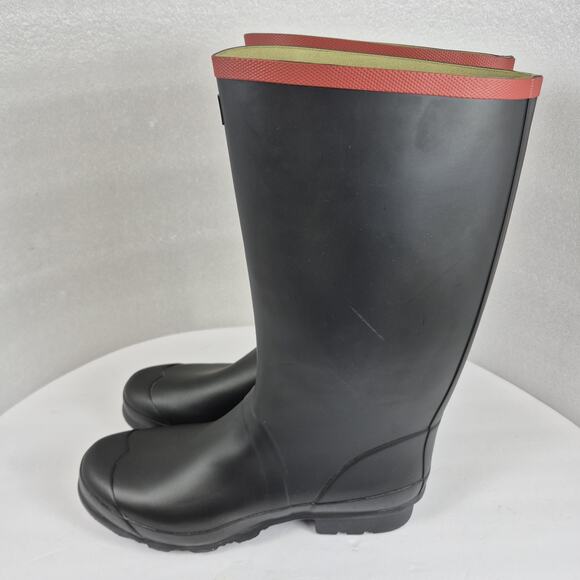 Hunter Argyll Full Knee Rubber Wellington Boots Black Men’s Size US 14 - Picture 4 of 10